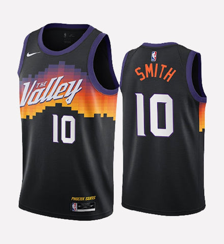 Men's Phoenix Suns #10 Jalen Smith stitched jersey