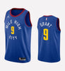Men's Denver Nuggets #9 Jerami Grant stitched jersey