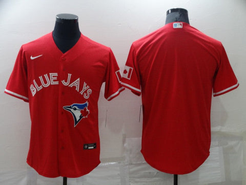 Men's Player_NAME # 00 Custom Toronto Blue Jays Player Red Jersey