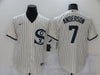 Men's Chicago White Sox Tim Anderson Cream 2021 Field of Dreams Jersey