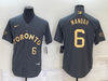 Men's Alek Manoah Toronto Blue Jays CHARCOAL 2022 ALL STAR GAME JERSEY