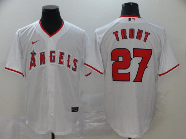 Men's Mike Trout #27 Los Angeles Angels Player Jersey - Cool Base