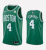 Men's Boston Celtics #4 Carsen Edwards stitched jersey