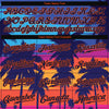 Custom Light Blue Navy-Orange 3D Pattern Design Palm Trees Authentic Baseball Jersey
