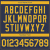 Custom Navy Gold Authentic Baseball Jersey