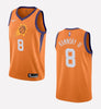 Men's Phoenix Suns #8 Frank Kaminsky stitched jersey