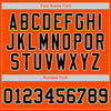 Custom Orange Black-Cream Authentic Baseball Jersey