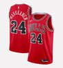 Men's Chicago Bulls #24 Lauri Markkanen stitched jersey