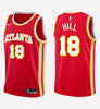 Men's Atlanta Hawks #18 Solomon Hill stitched jersey