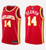 Men's Atlanta Hawks #14  Dewayne Dedmon stitched jersey