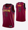 Men's Cleveland Cavaliers #9 Ricky Rubio stitched jersey