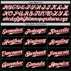 Custom Black White-Red Authentic Two Tone Baseball Jersey