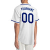 Custom White Royal-Red Authentic Baseball Jersey