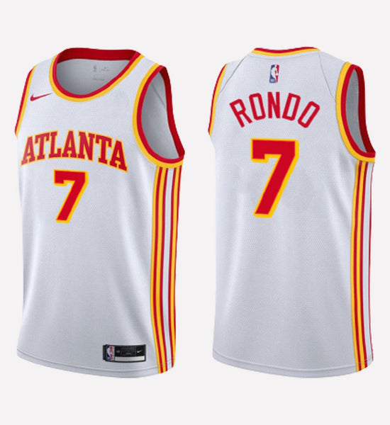 Men's Atlanta Hawks #7 Rajon Rondo stitched jersey