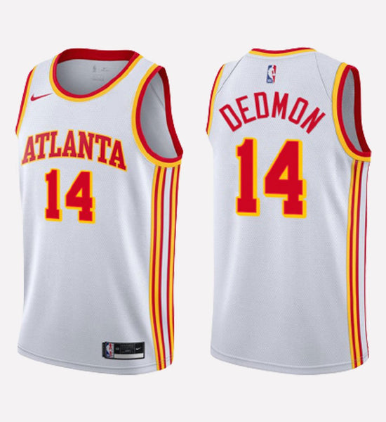 Men's Atlanta Hawks #14  Dewayne Dedmon stitched jersey