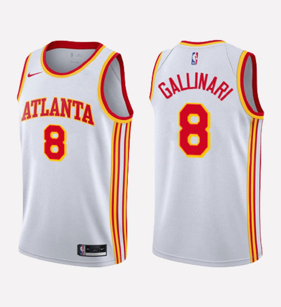 Men's Atlanta Hawks #8 Danilo Gallinari stitched jersey