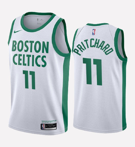 Men's Boston Celtics #11 Payton Pritchard stitched jersey