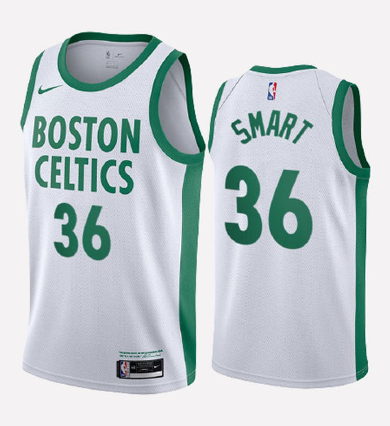 Men's Boston Celtics #36 Marcus Smart stitched jersey