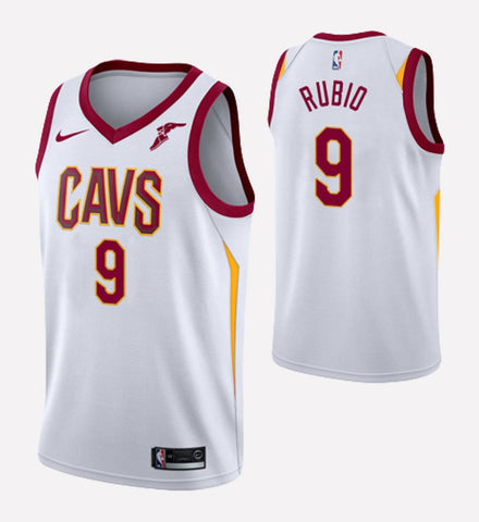 Men's Cleveland Cavaliers #9 Ricky Rubio stitched jersey