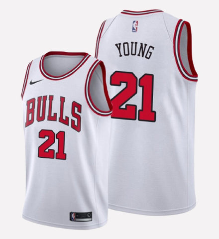 men's Chicago Bulls #21 Thaddeus Young stitched jersey